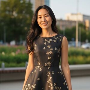 Black and Gold Dress from Darling Darlene’s Garments Collection